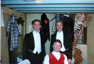 Victorian Music Hall performers, Dundee Rep, 1978, including that excellent pianist John Scrimgeour